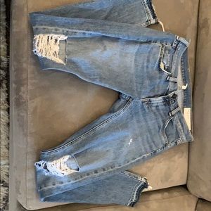 Rag & Bone Low Rise ripped jeans